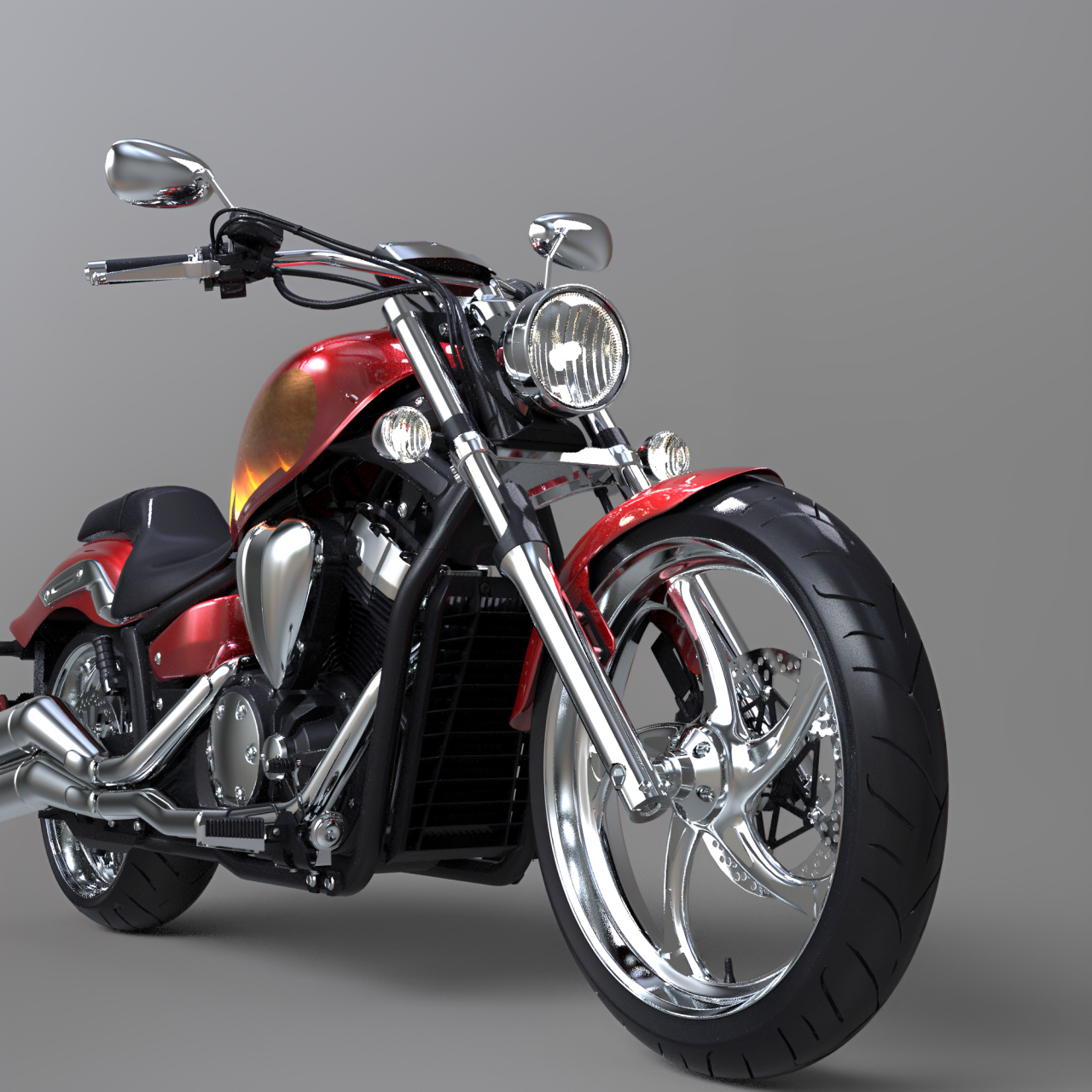 A3S P-Bike Model 11 3D Render, Digital Artwork by Architect3DStudio