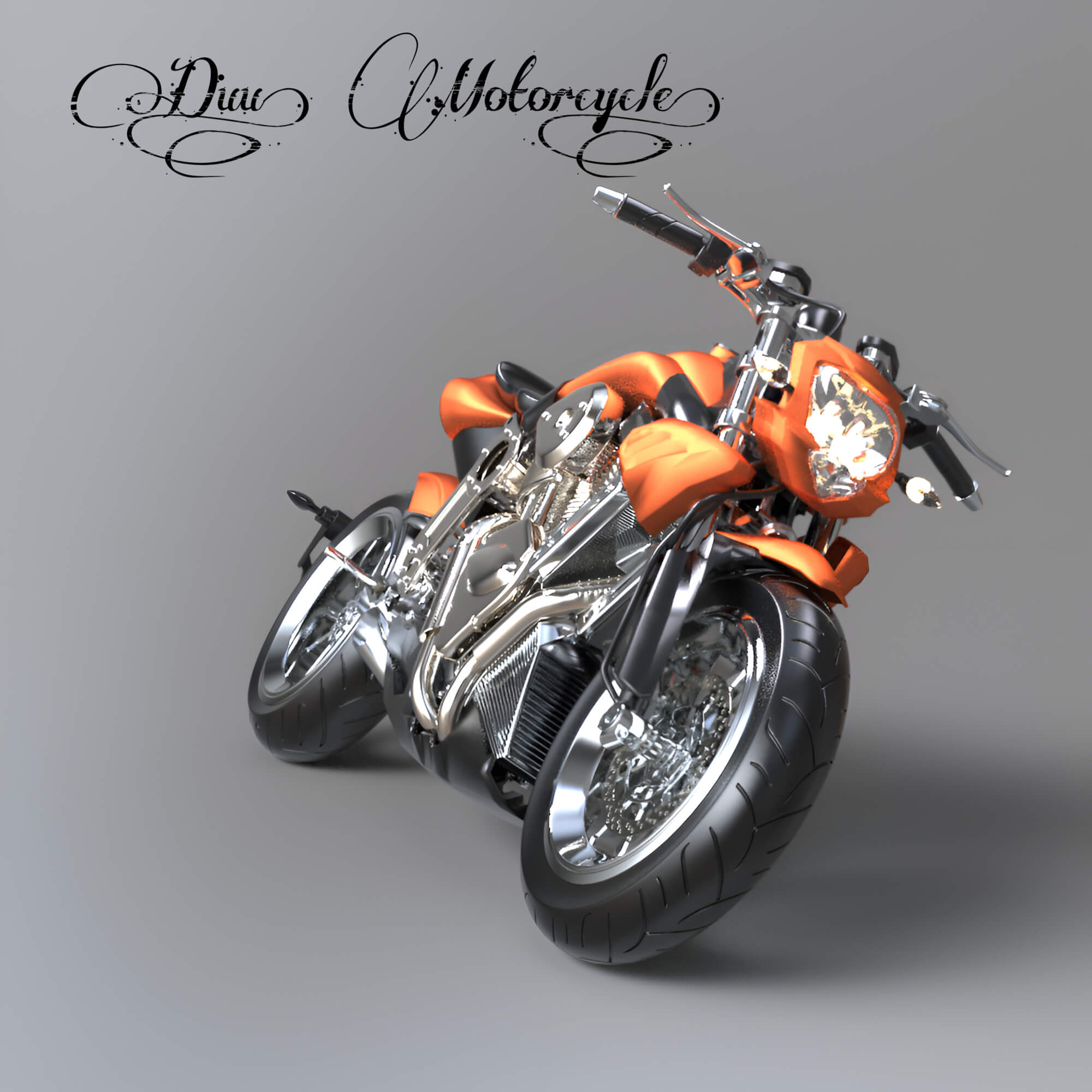 A3S P-Bike Model 4 3D Render, Digital Artwork by Architect3DStudio