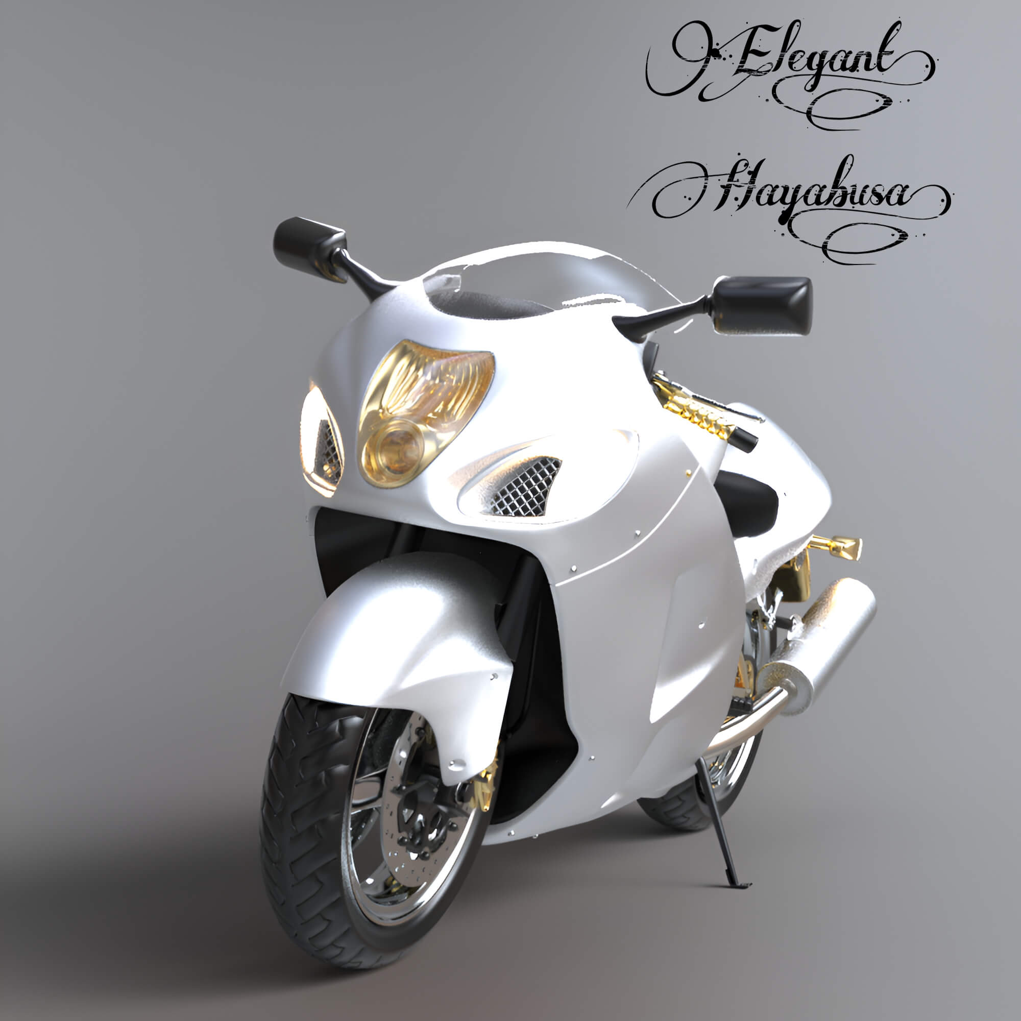 A3S P-Bike Model 5 3D Render, Digital Artwork by Architect3DStudio