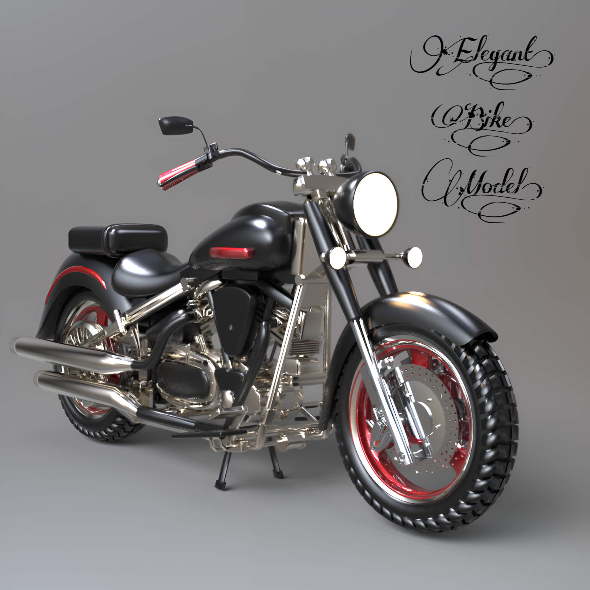 A3S P-Bike Model 6 3D Render, Digital Artwork by Architect3DStudio