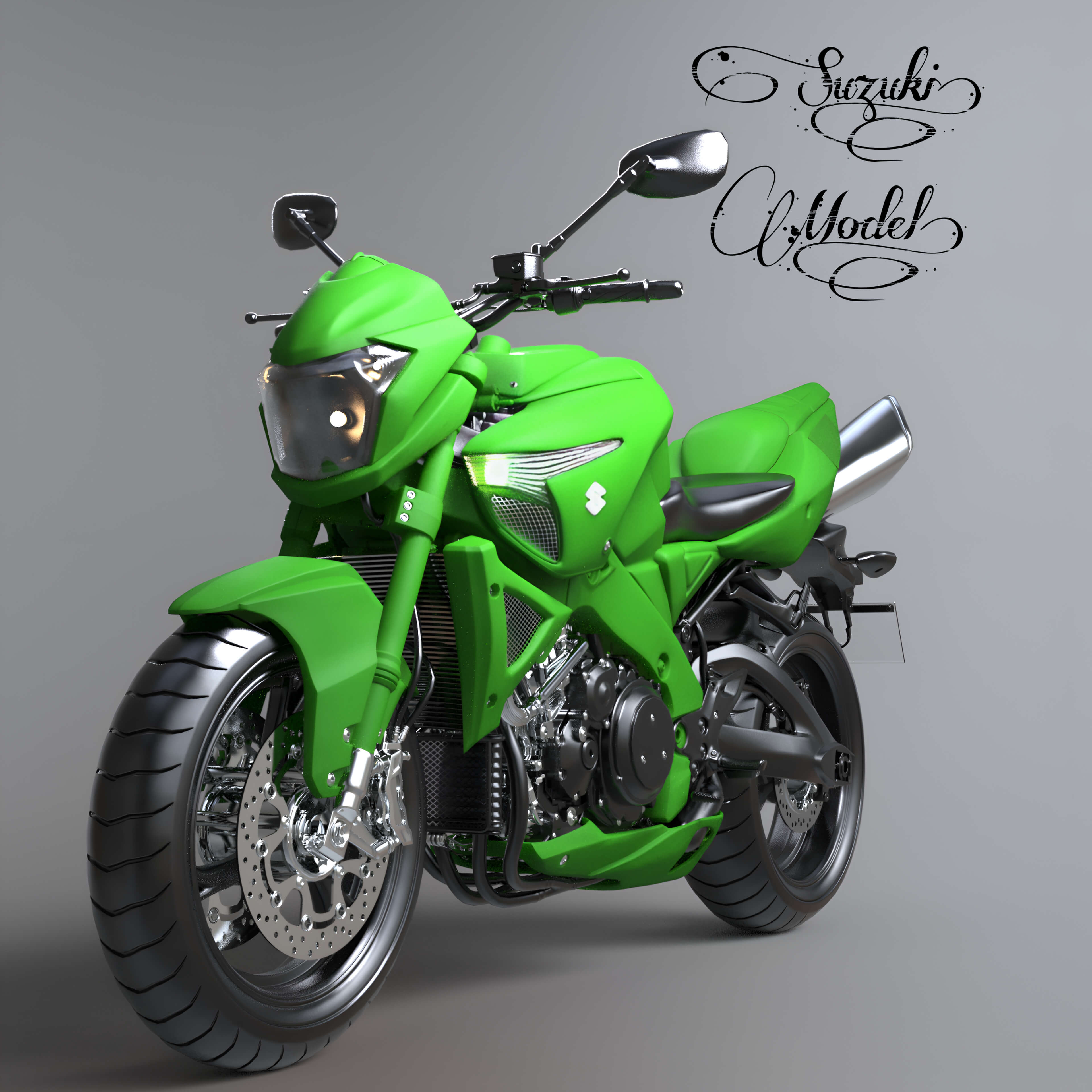 A3S P-Bike Model 7 3D Render, Digital Artwork by Architect3DStudio