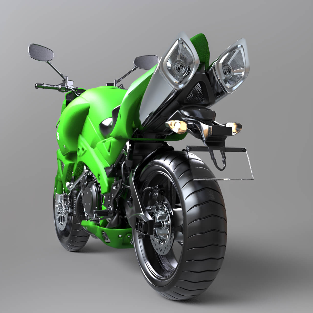 A3S P-Bike Model 7 3D Render, Digital Artwork by Architect3DStudio