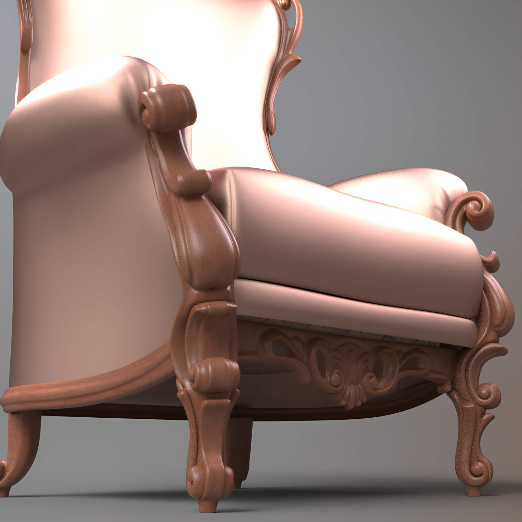 A3S P-Chair 187 3D Render, Digital Artwork by Architect3DStudio