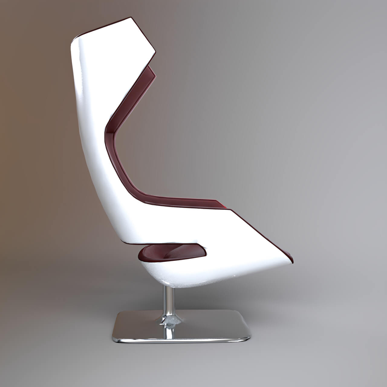 A3S P-Chair 188 3D Render, Digital Artwork by Architect3DStudio