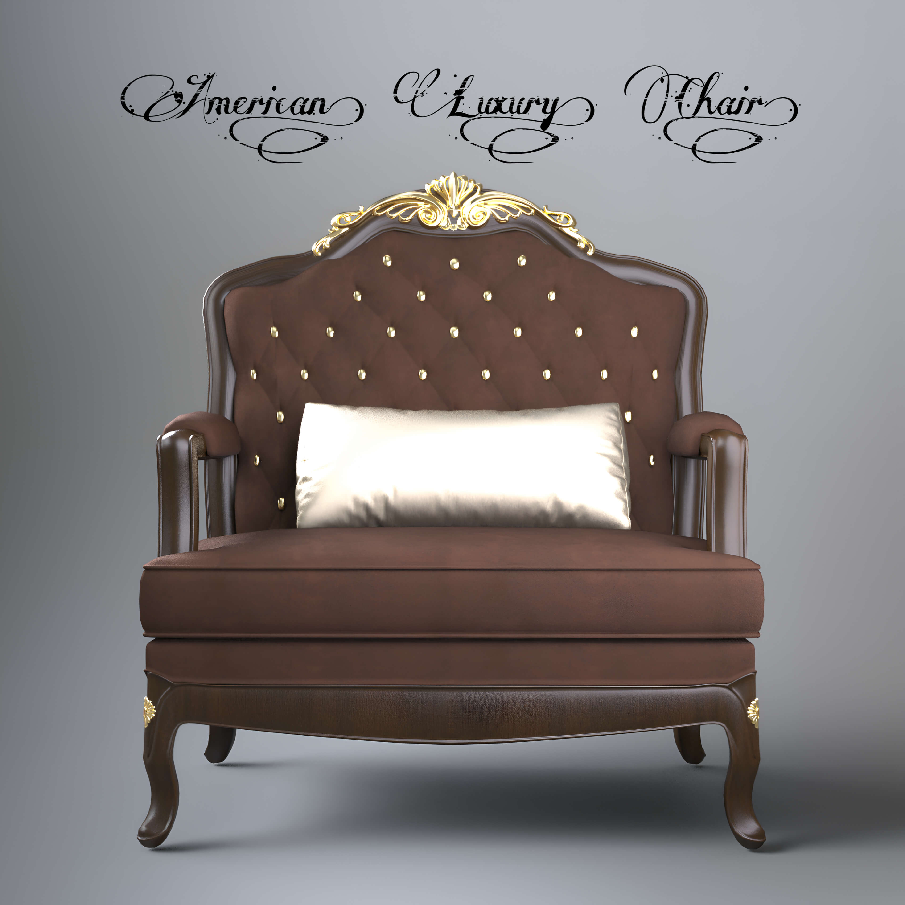 A3S P-Chair 189 3D Render, Digital Artwork by Architect3DStudio