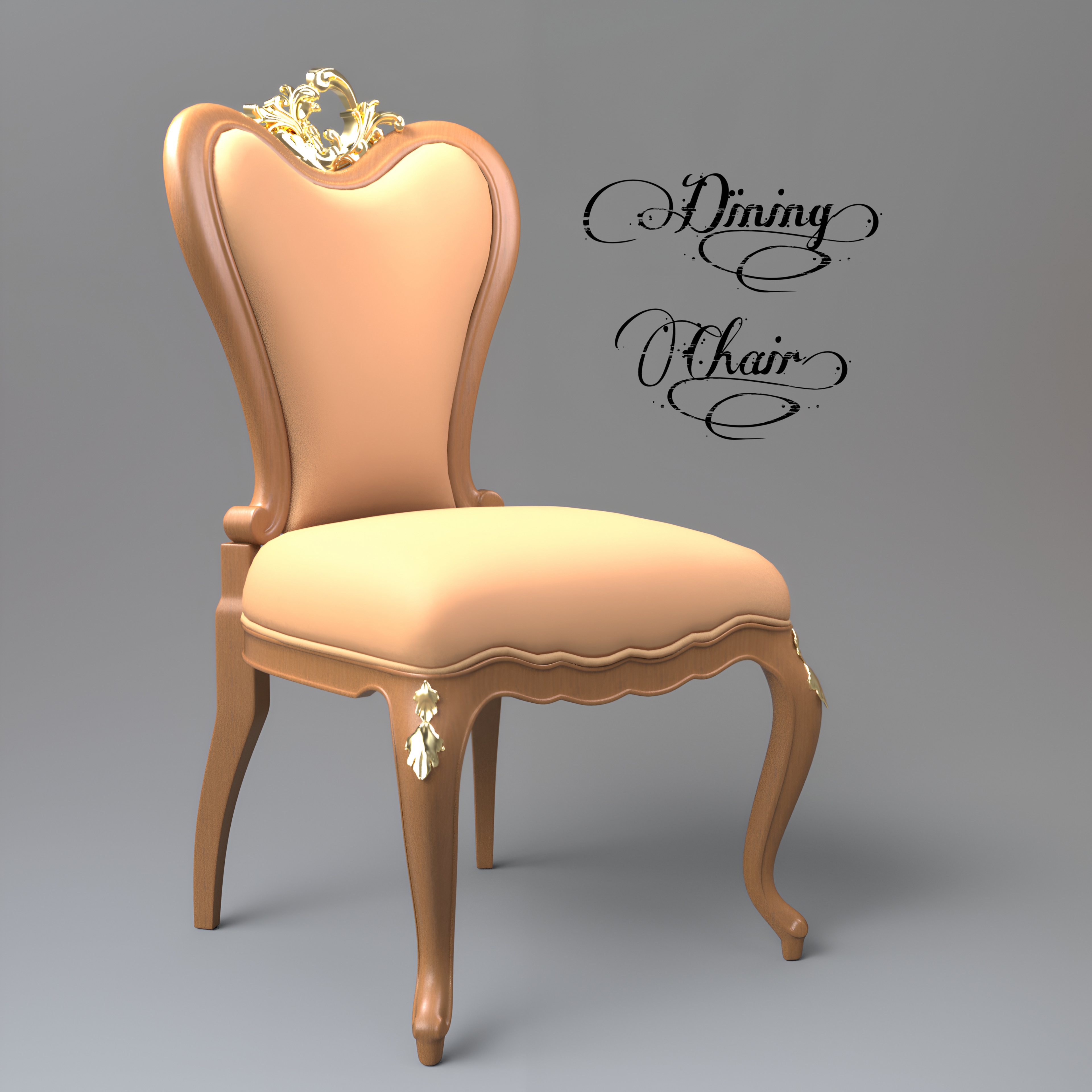A3S P-Chair 192 3D Render, Digital Artwork by Architect3DStudio