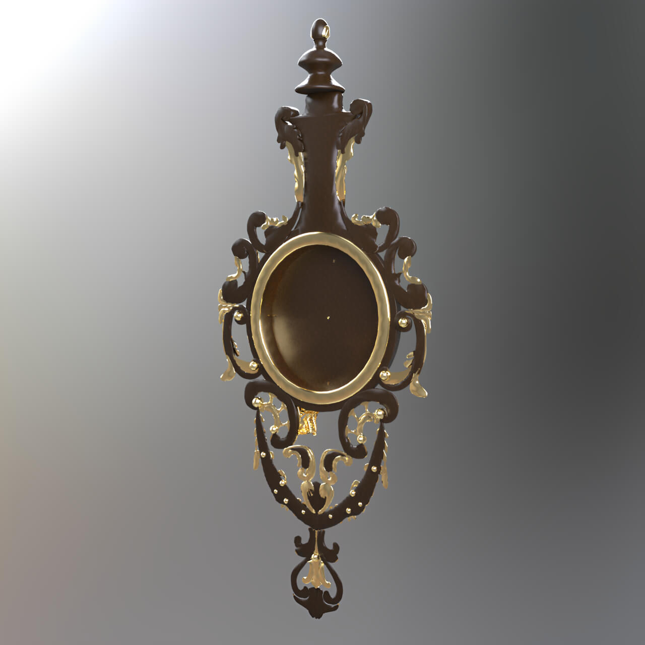 A3S P-Clock Model 3D Render, Digital Artwork by Architect3DStudio