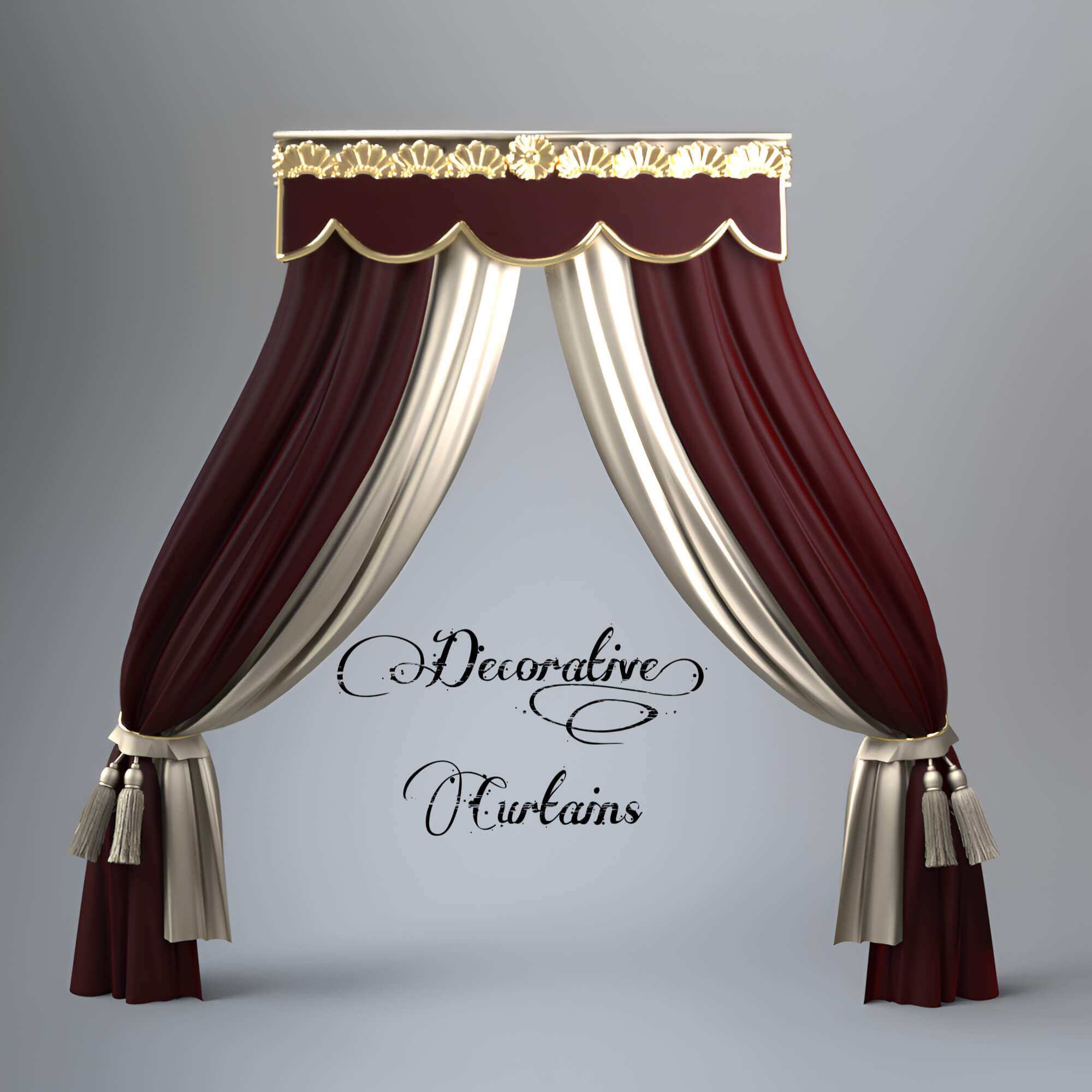 A3S P-Curtains 19 3D Render, Digital Artwork by Architect3DStudio
