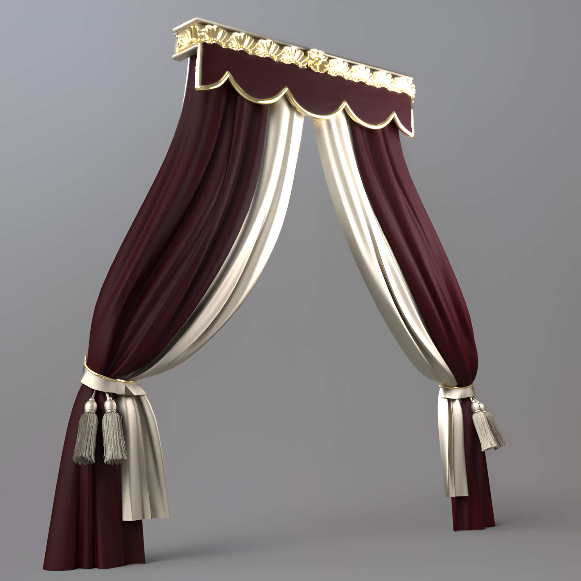 A3S P-Curtains 19 3D Render, Digital Artwork by Architect3DStudio