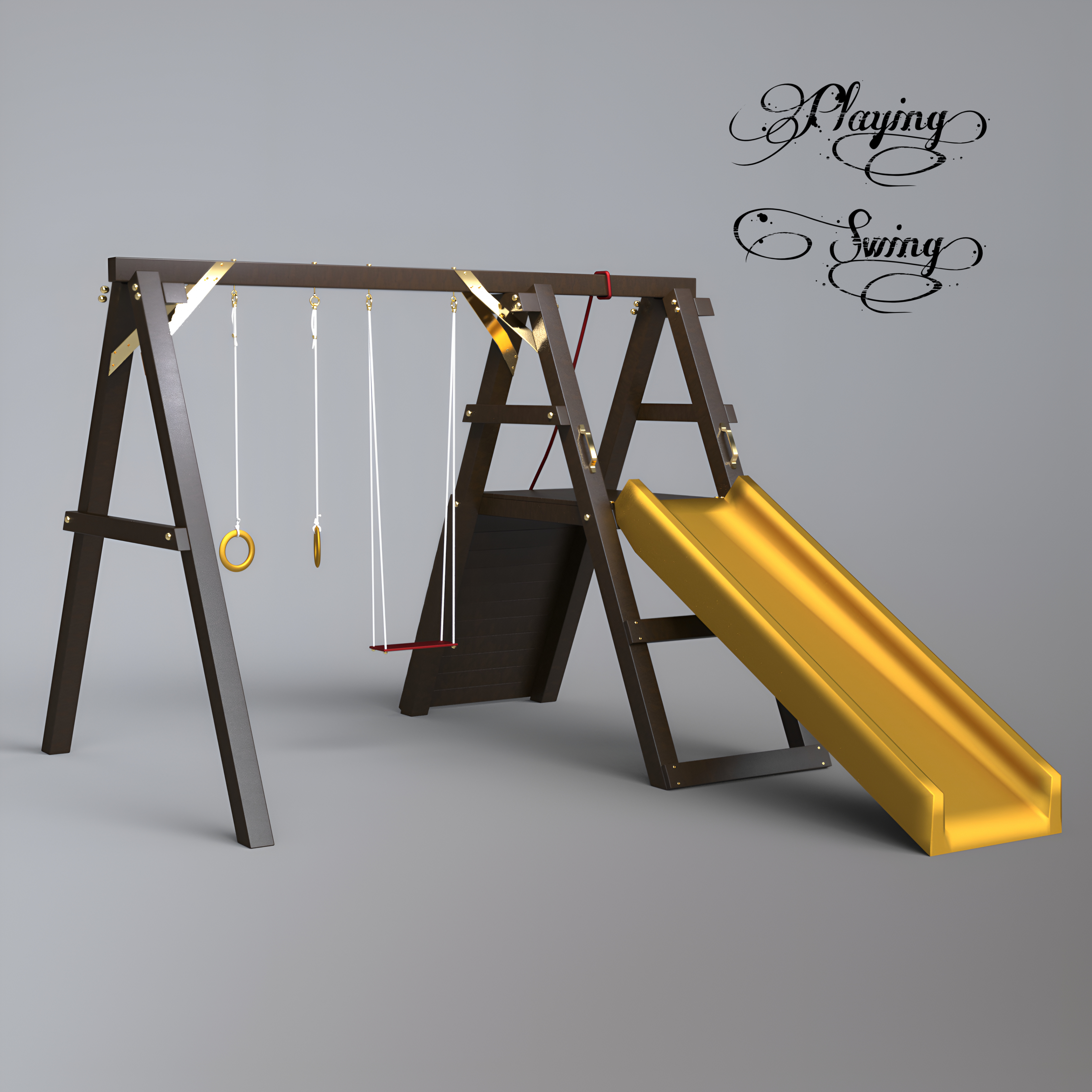 A3S P-Kids Playing Area 13 3D Render, Digital Artwork by Architect3DStudio