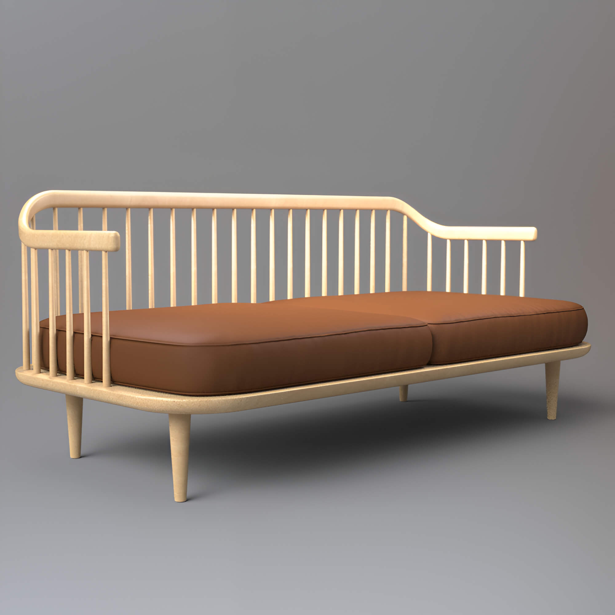 A3S P-Sofa Model 131 3D Render, Digital Artwork by Architect3DStudio
