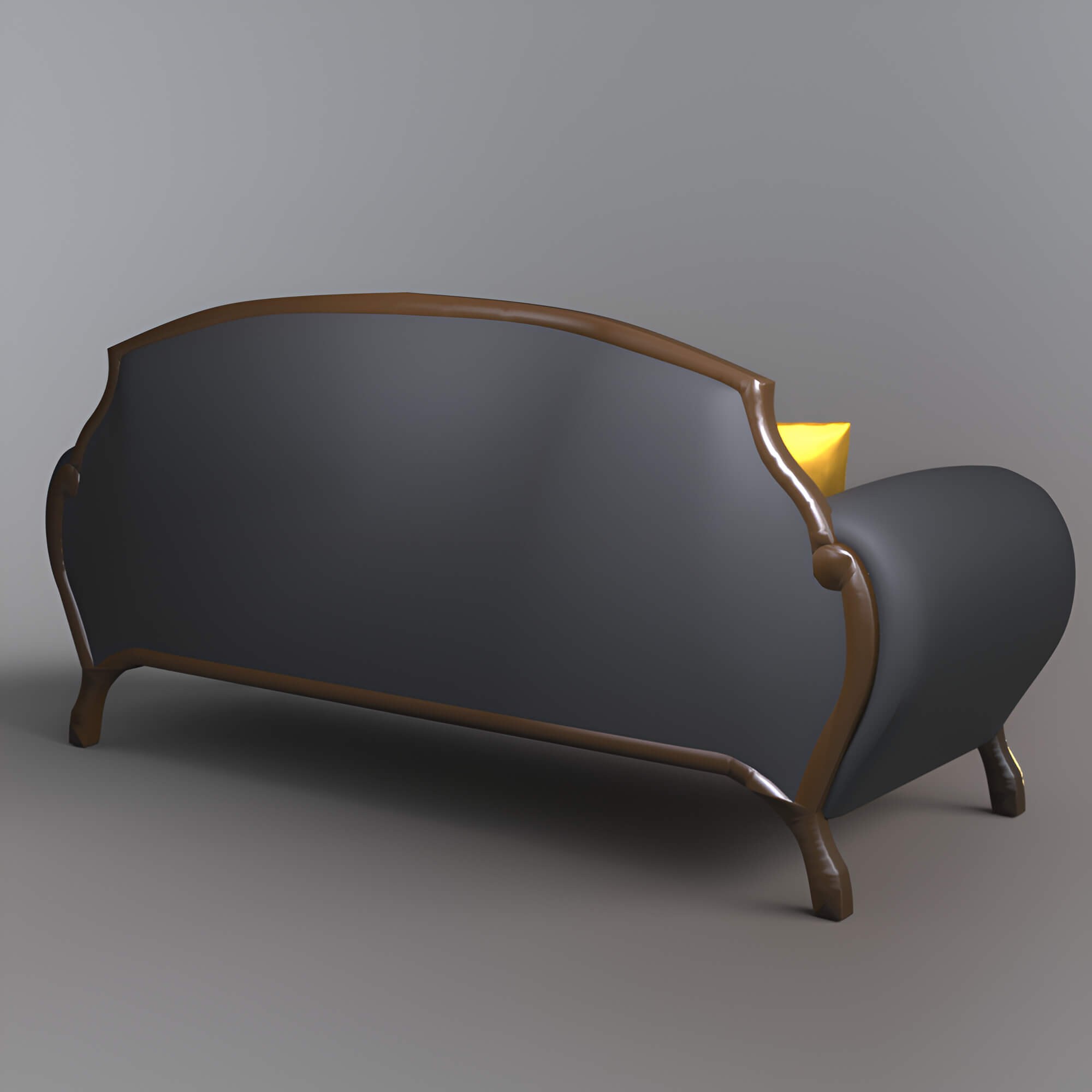 A3S P-Sofa Model 132 3D Render, Digital Artwork by Architect3DStudio