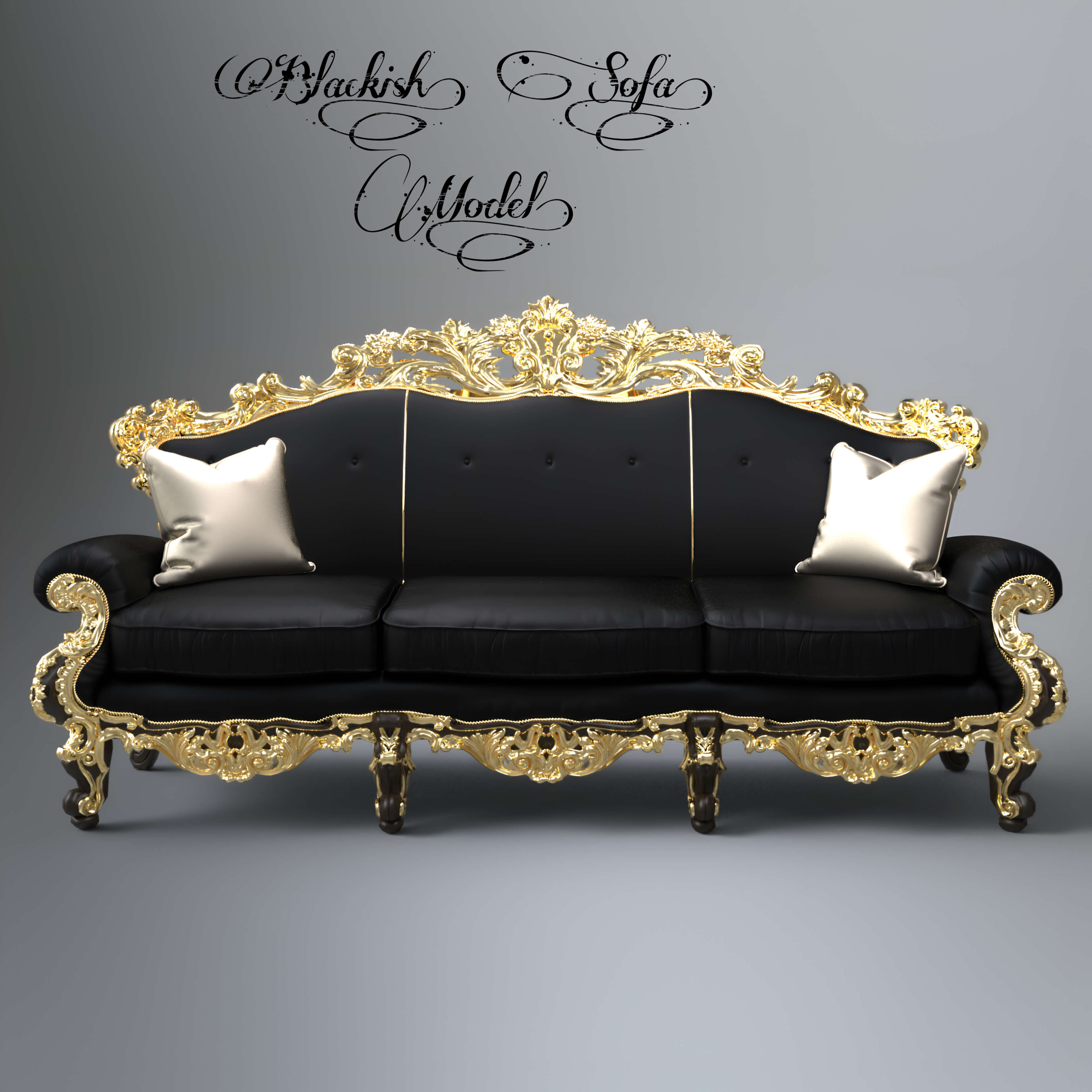 A3S P-Sofa Model 133 3D Render, Digital Artwork by Architect3DStudio
