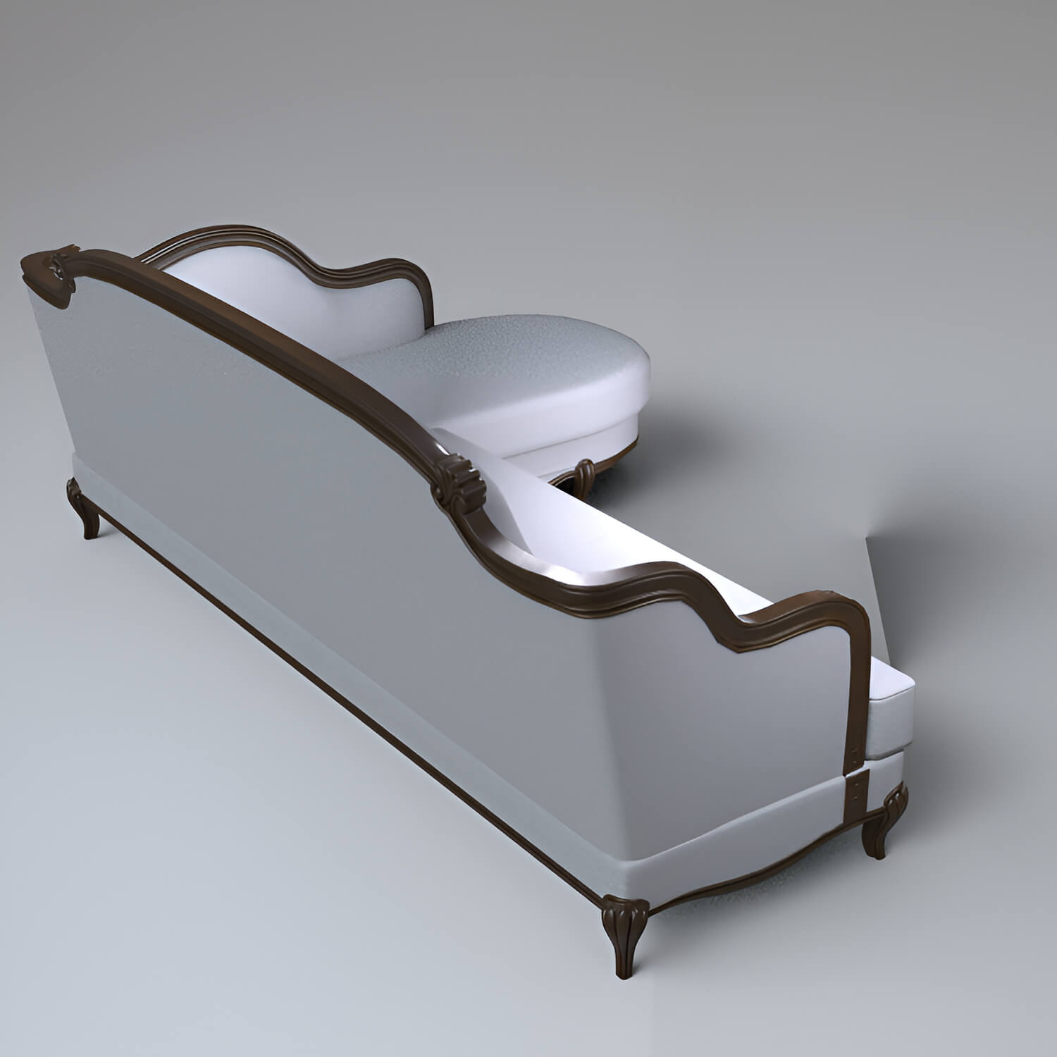 A3S P-Sofa Model 135 3D Render, Digital Artwork by Architect3DStudio
