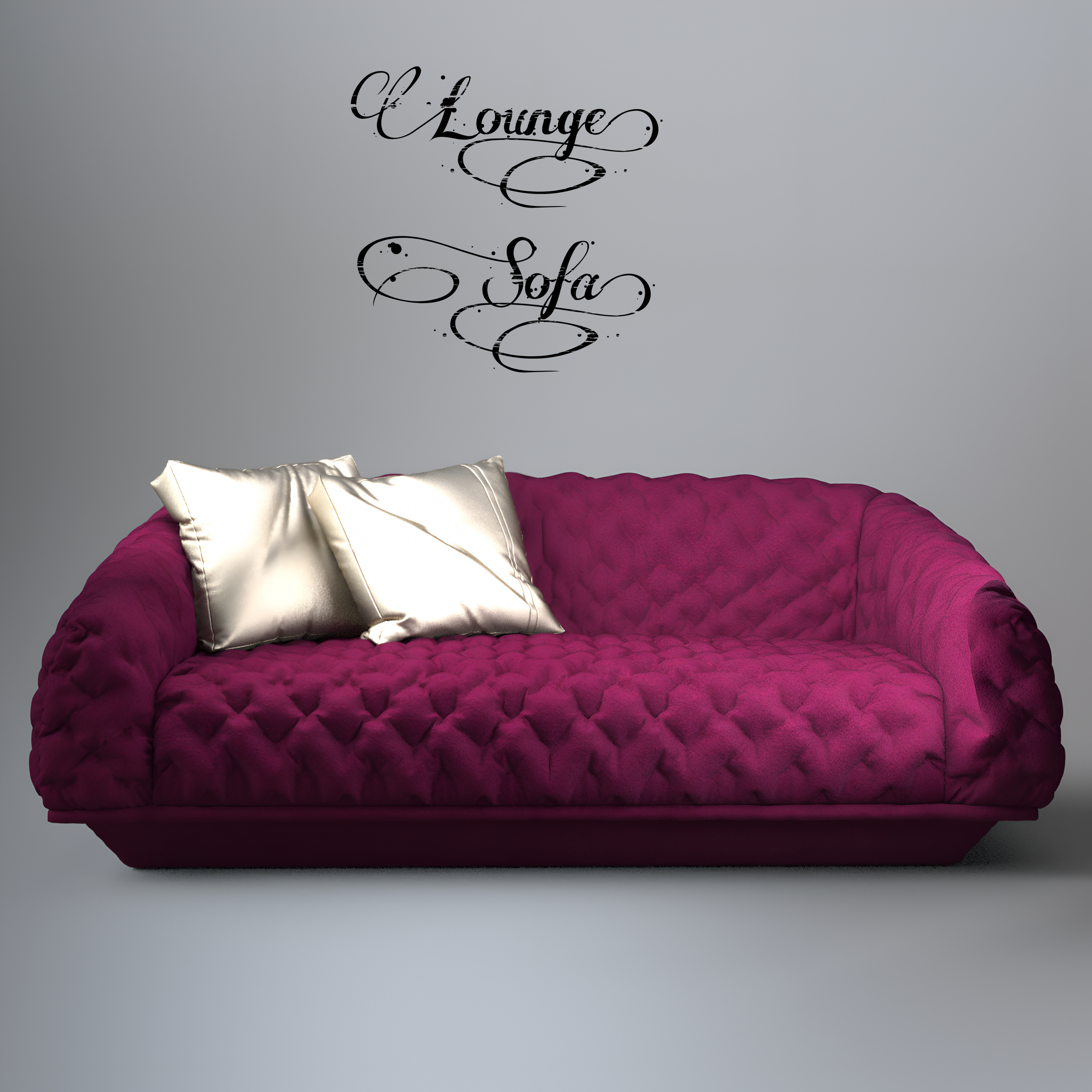 A3S P-Sofa Model 140 3D Render, Digital Artwork by Architect3DStudio
