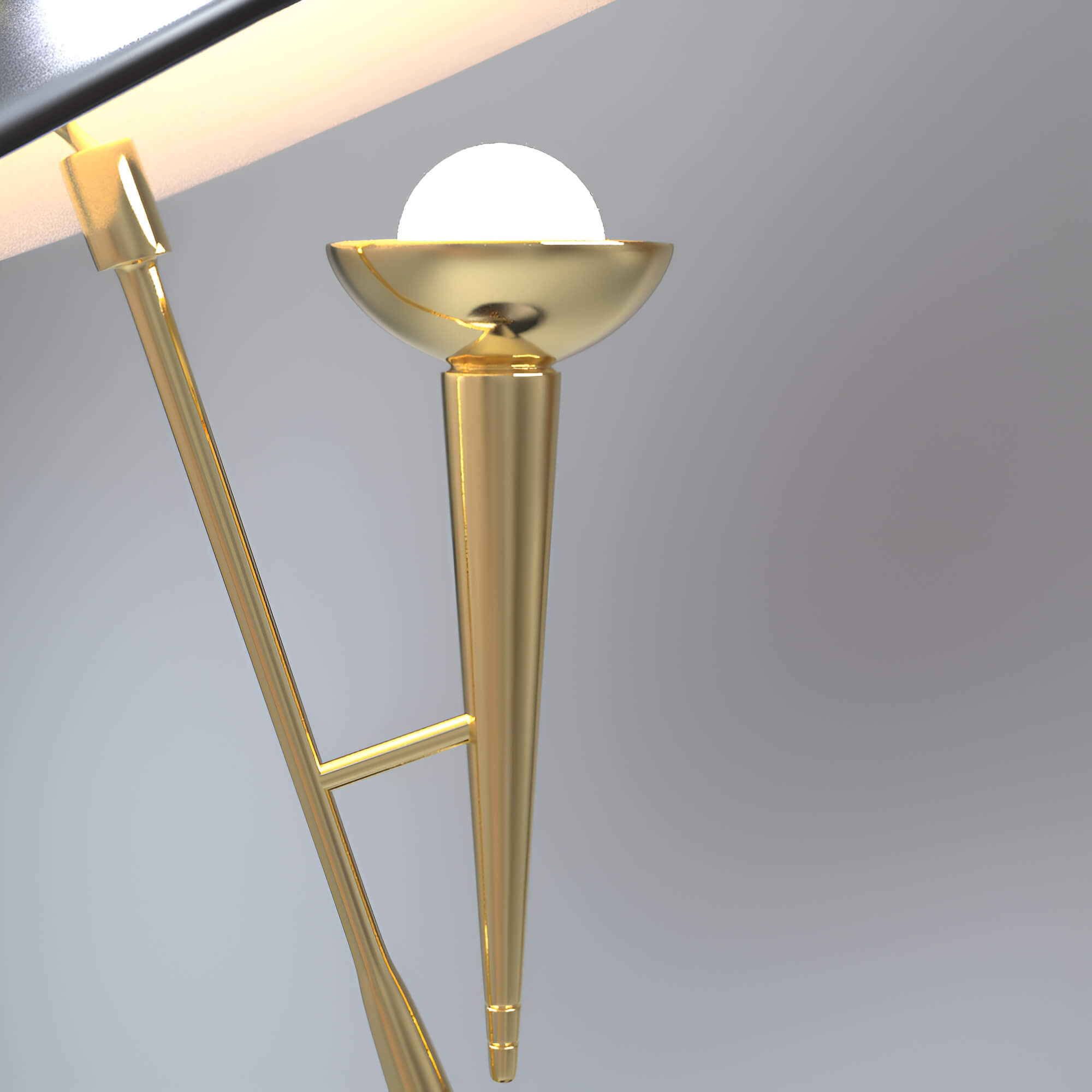 A3S P-Table Lamp 2 3D Render, Digital Artwork by Architect3DStudio