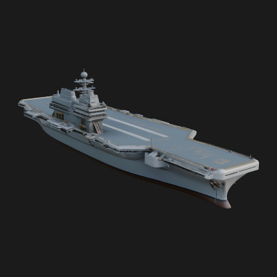 Aircraft Carrier Model Design 10 3D Print Model