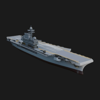 Aircraft Carrier Model Design 3 3D Print Model