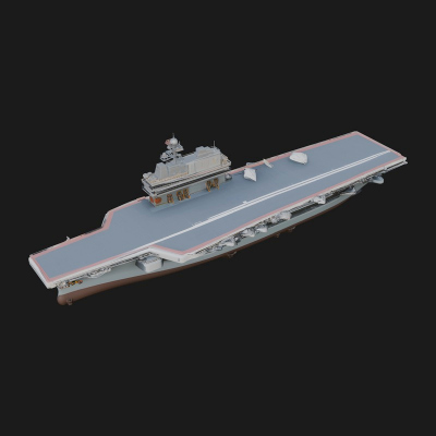 Aircraft Carrier Model Design 5 3D Print Model