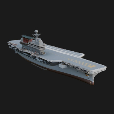 Aircraft Carrier Model Design 6 3D Print Model