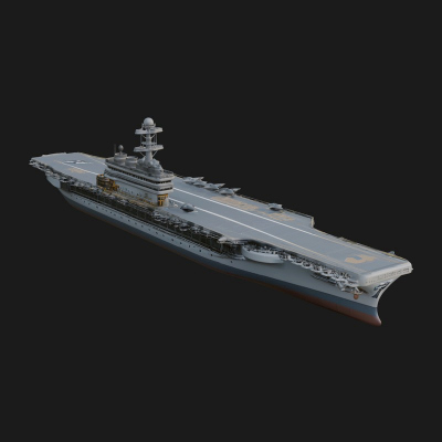 Aircraft Carrier Model Design 8 3D Print Model