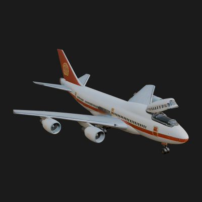 Airliner Plane Model Design 12 3d Print Model