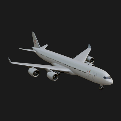 Airliner Plane Model Design 13 3D Print Model