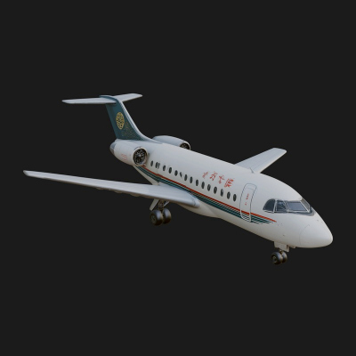 Airliner Plane Model Design 2 3D Print Model