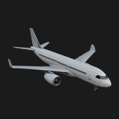 Airliner Plane Model Design 6 3D Print Model