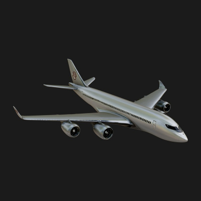 Airliner Plane Model Design 7 3D Print Model