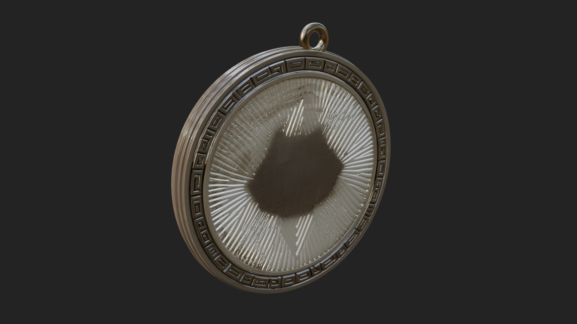 All Seeing Eye Star Pendant Design 3 3D Print Model 3D Model