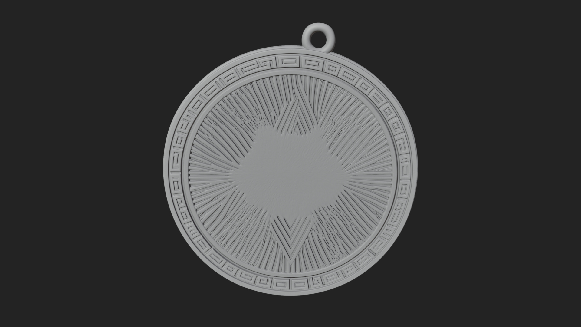 All Seeing Eye Star Pendant Design 3 3D Print Model 3D Model