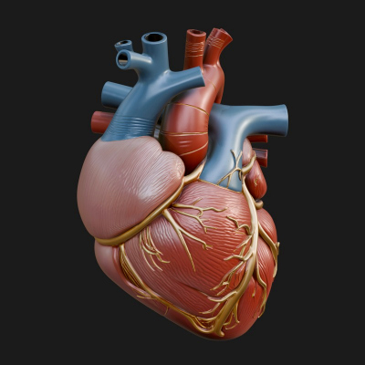 Anatomical Human Heart Model Design 10 3D Print Model
