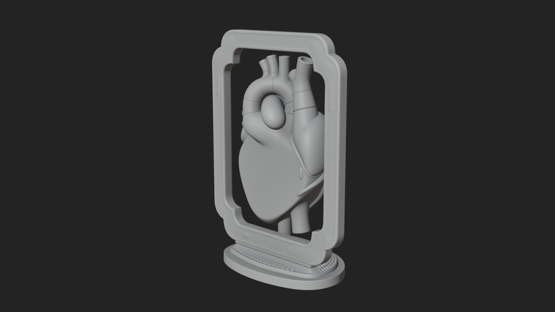 Anatomical Human Heart Model Design 14 3D Print Model 3D Model