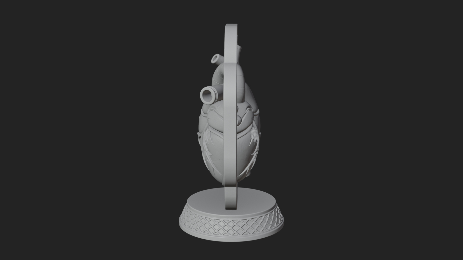Anatomical Human Heart Model Design 15 3D Print Model 3D Model