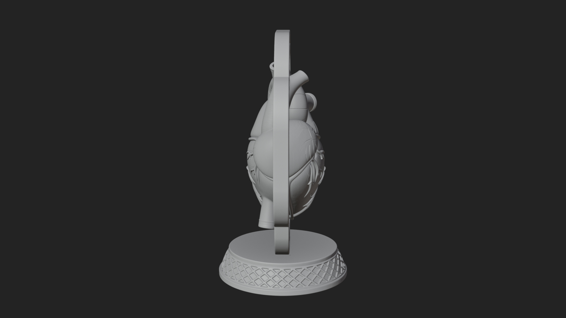 Anatomical Human Heart Model Design 15 3D Print Model 3D Model