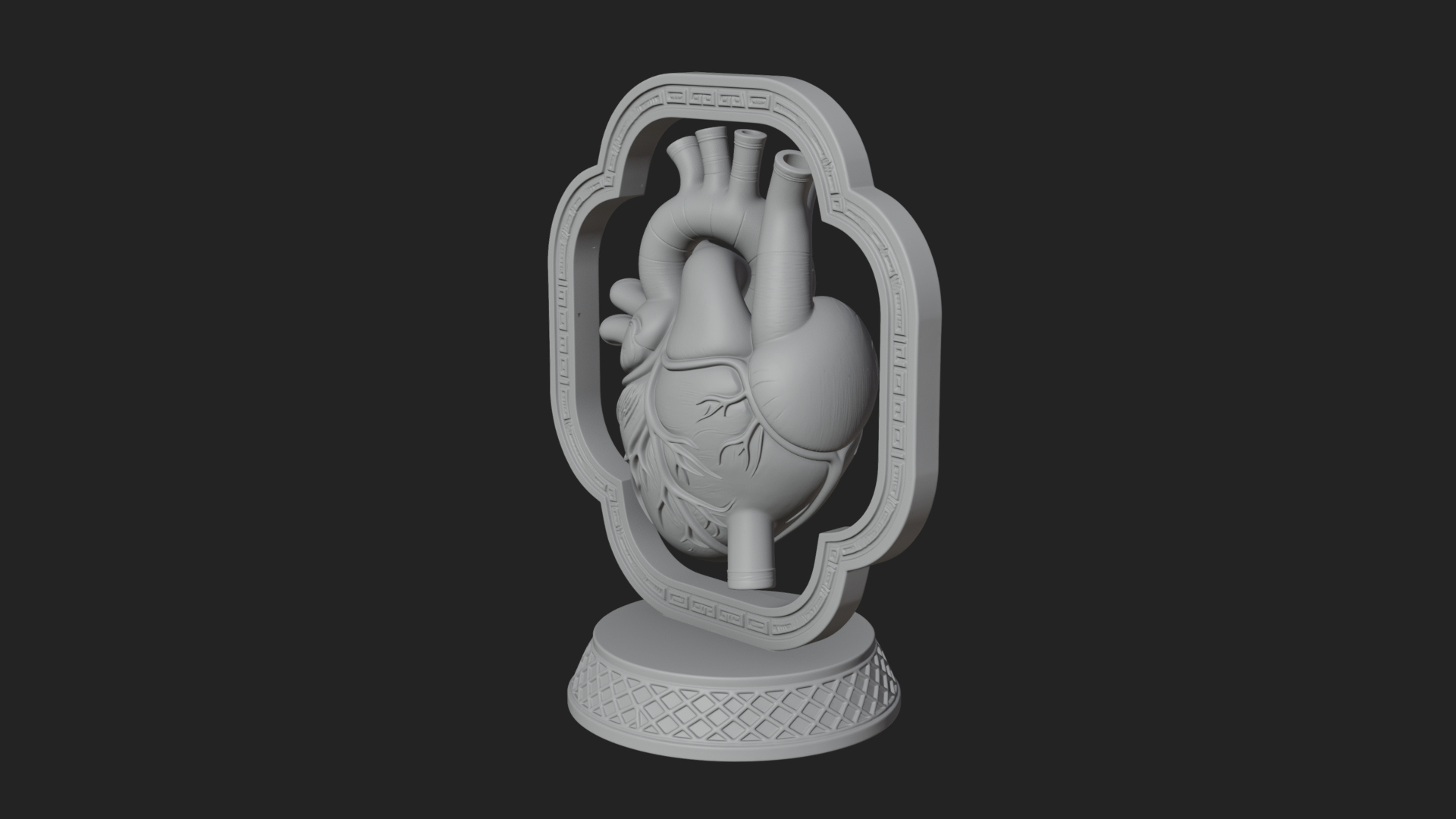 Anatomical Human Heart Model Design 15 3D Print Model 3D Model