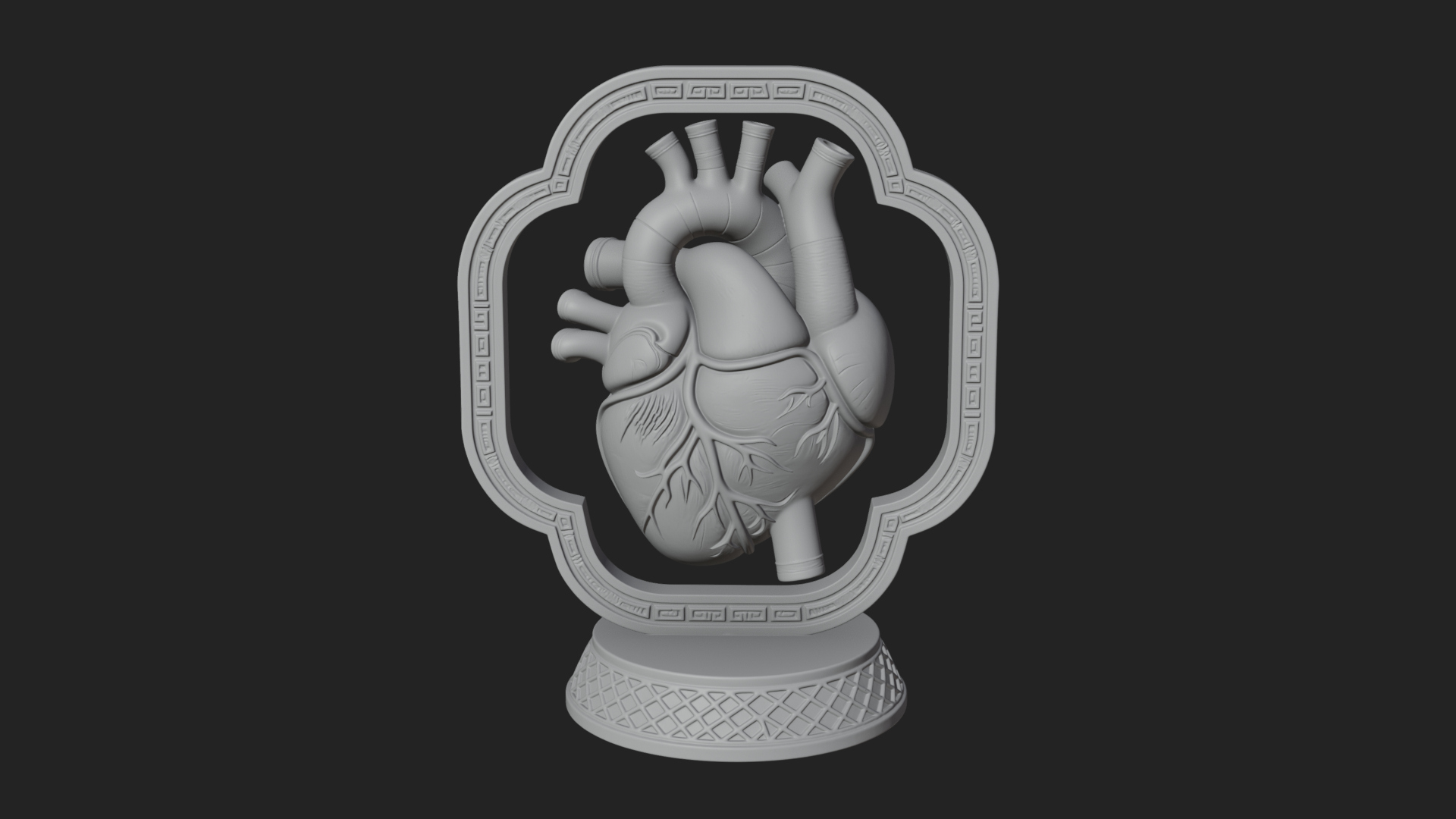 Anatomical Human Heart Model Design 15 3D Print Model 3D Model