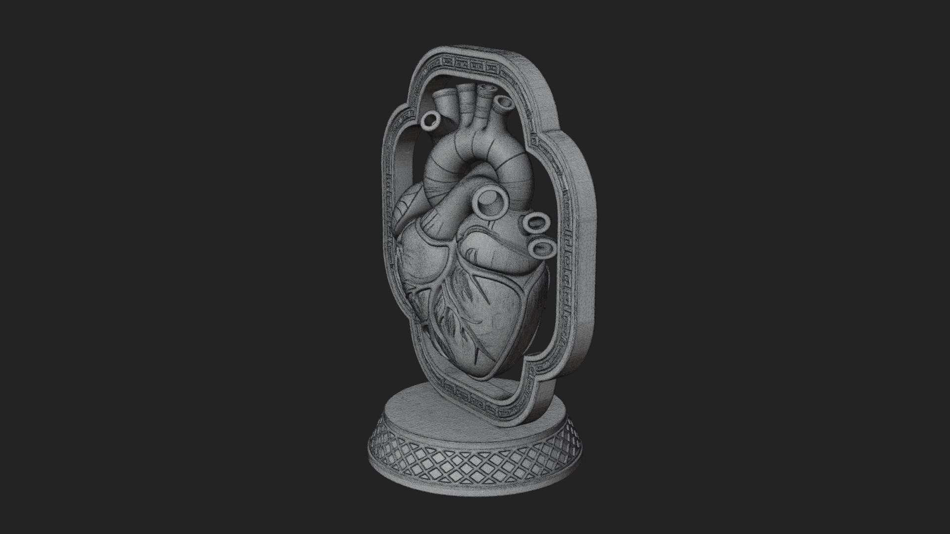 Anatomical Human Heart Model Design 15 3D Print Model 3D Model