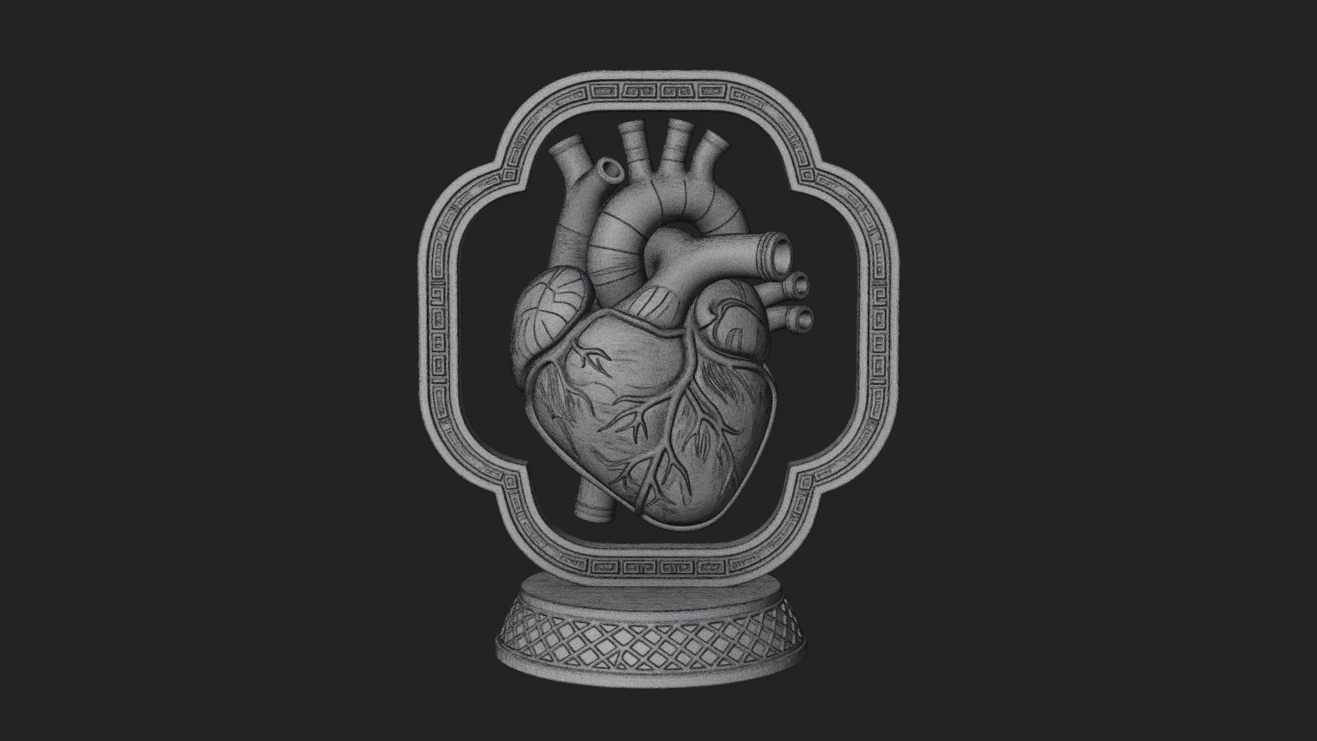 Anatomical Human Heart Model Design 15 3D Print Model 3D Model