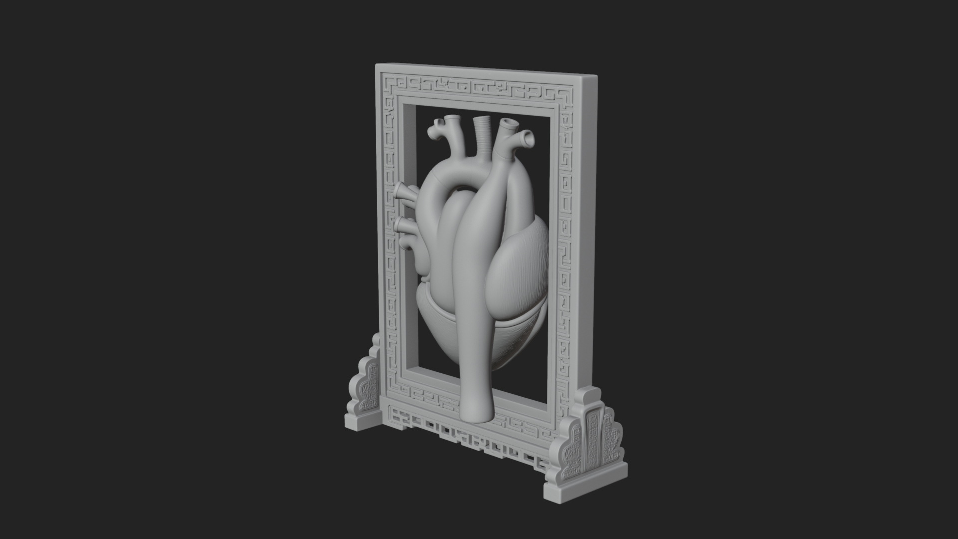 Anatomical Human Heart Model Design 18 3D Print Model 3D Model