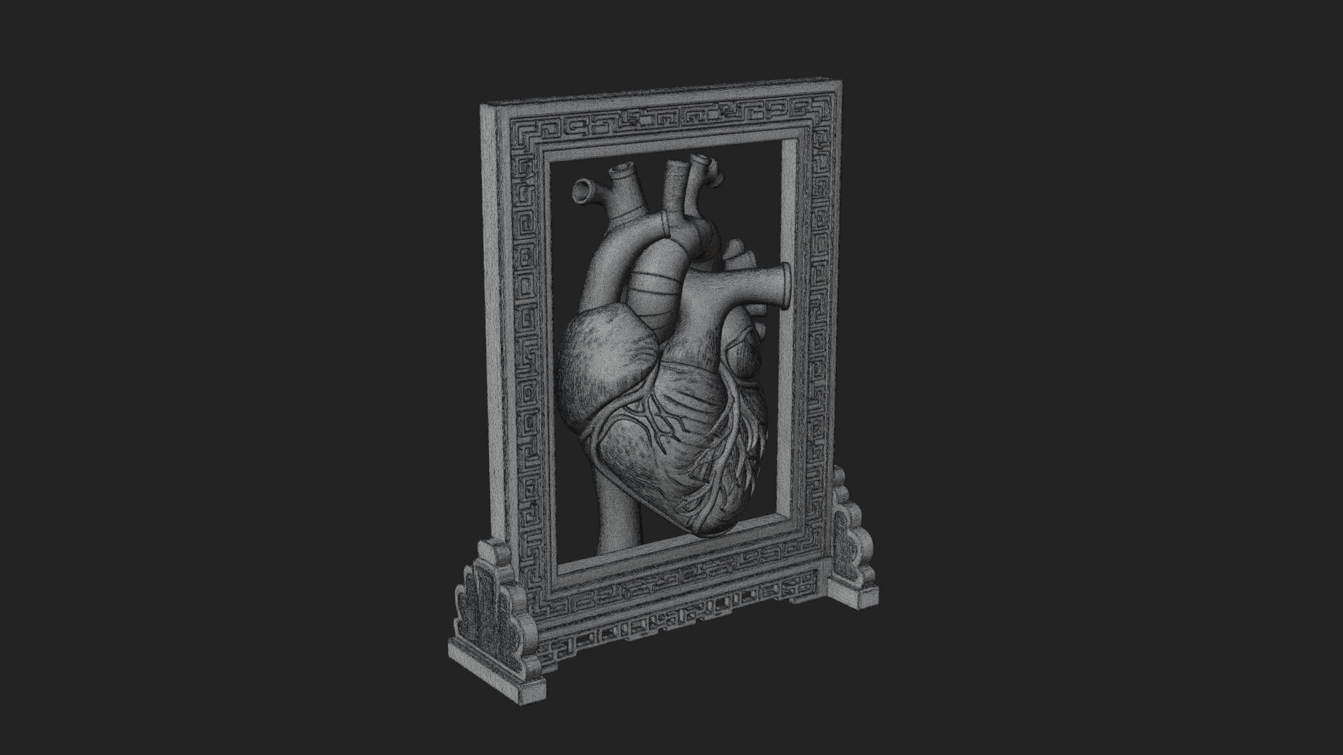 Anatomical Human Heart Model Design 18 3D Print Model 3D Model