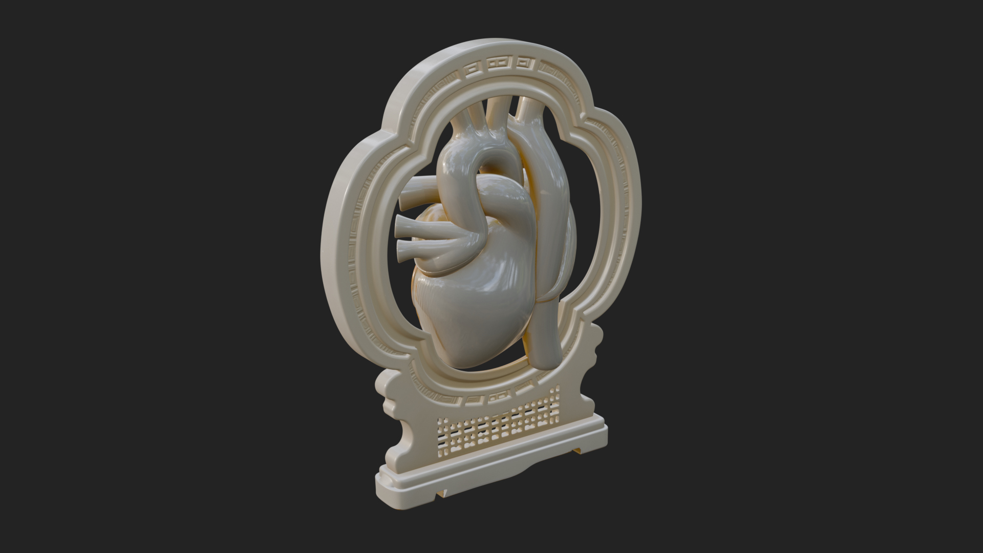 Anatomical Human Heart Model Design 20 3D Print Model 3D Model