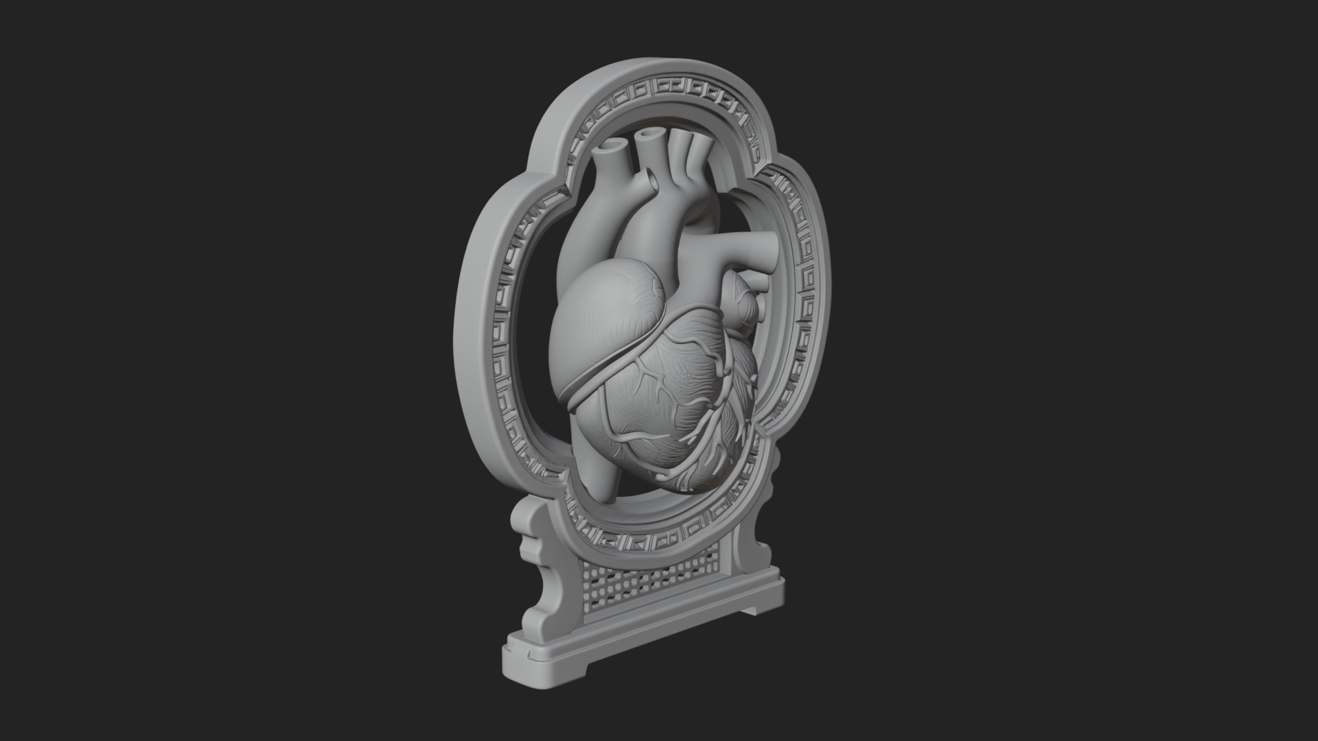 Anatomical Human Heart Model Design 20 3D Print Model 3D Model