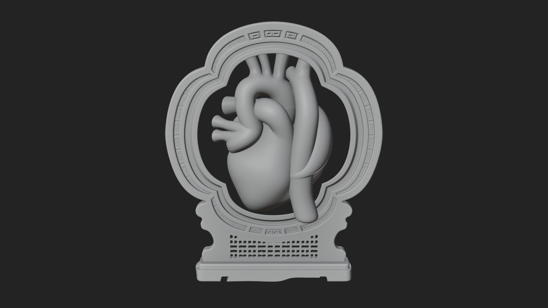 Anatomical Human Heart Model Design 20 3D Print Model 3D Model