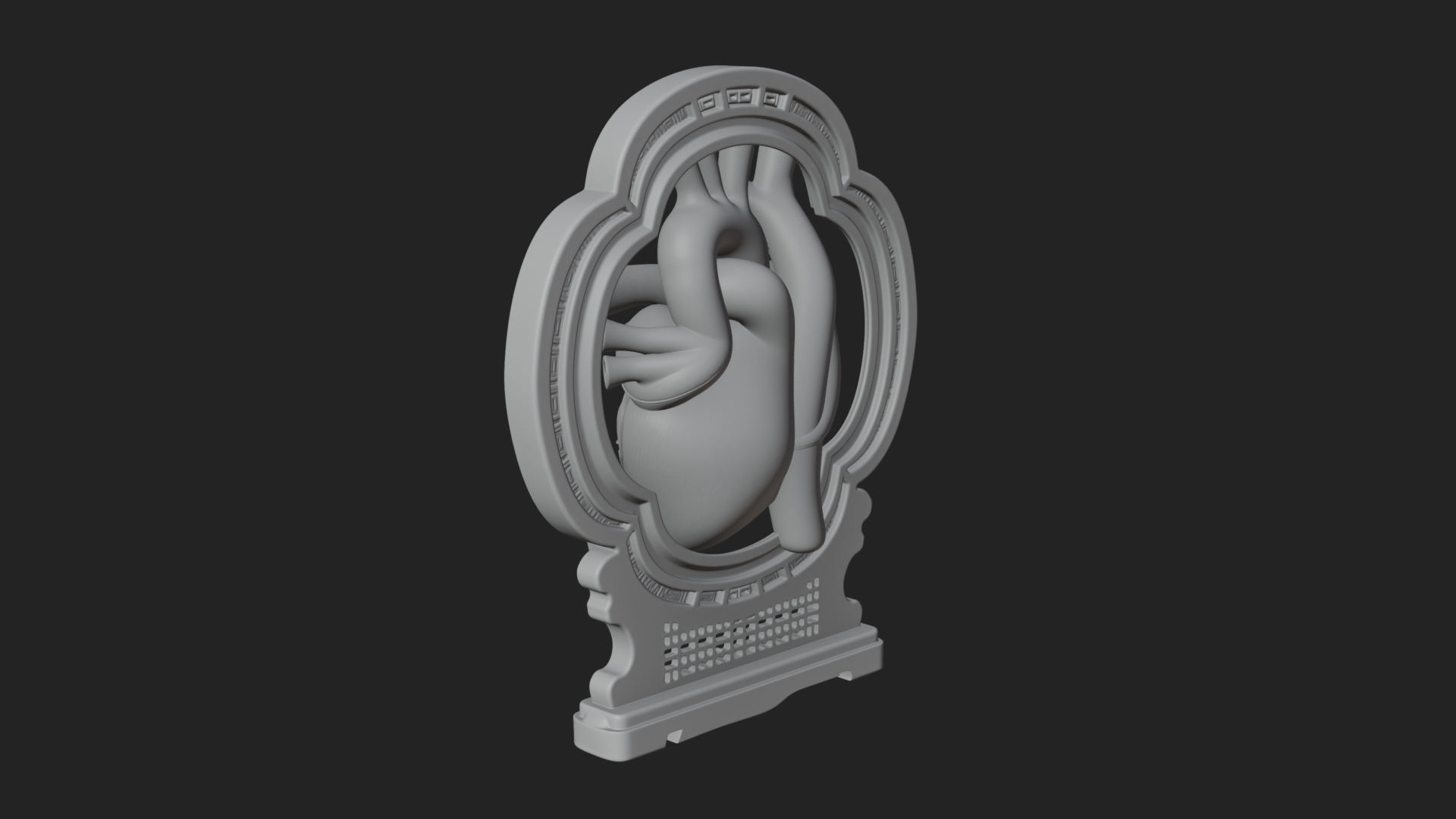Anatomical Human Heart Model Design 20 3D Print Model 3D Model
