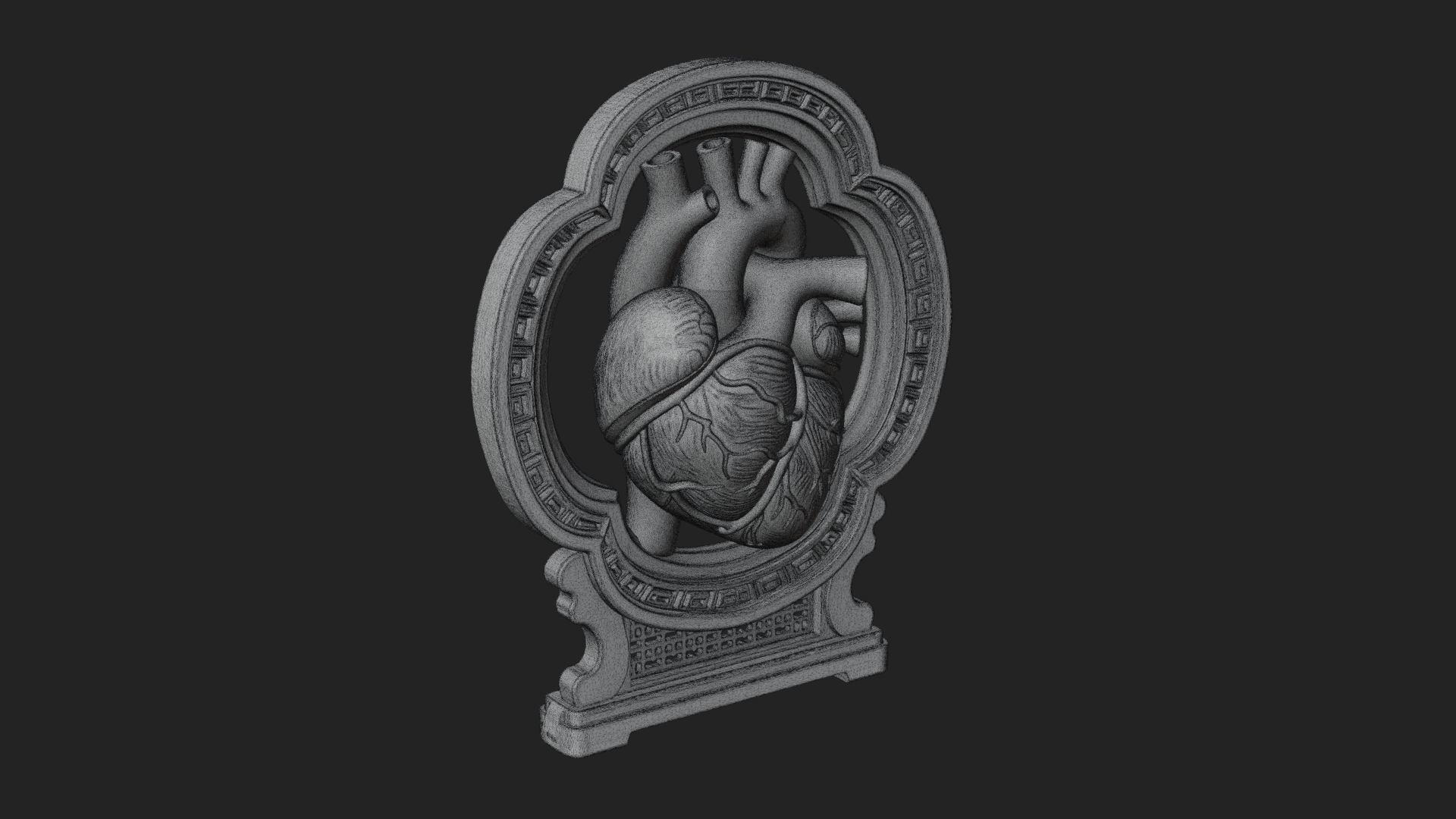 Anatomical Human Heart Model Design 20 3D Print Model 3D Model