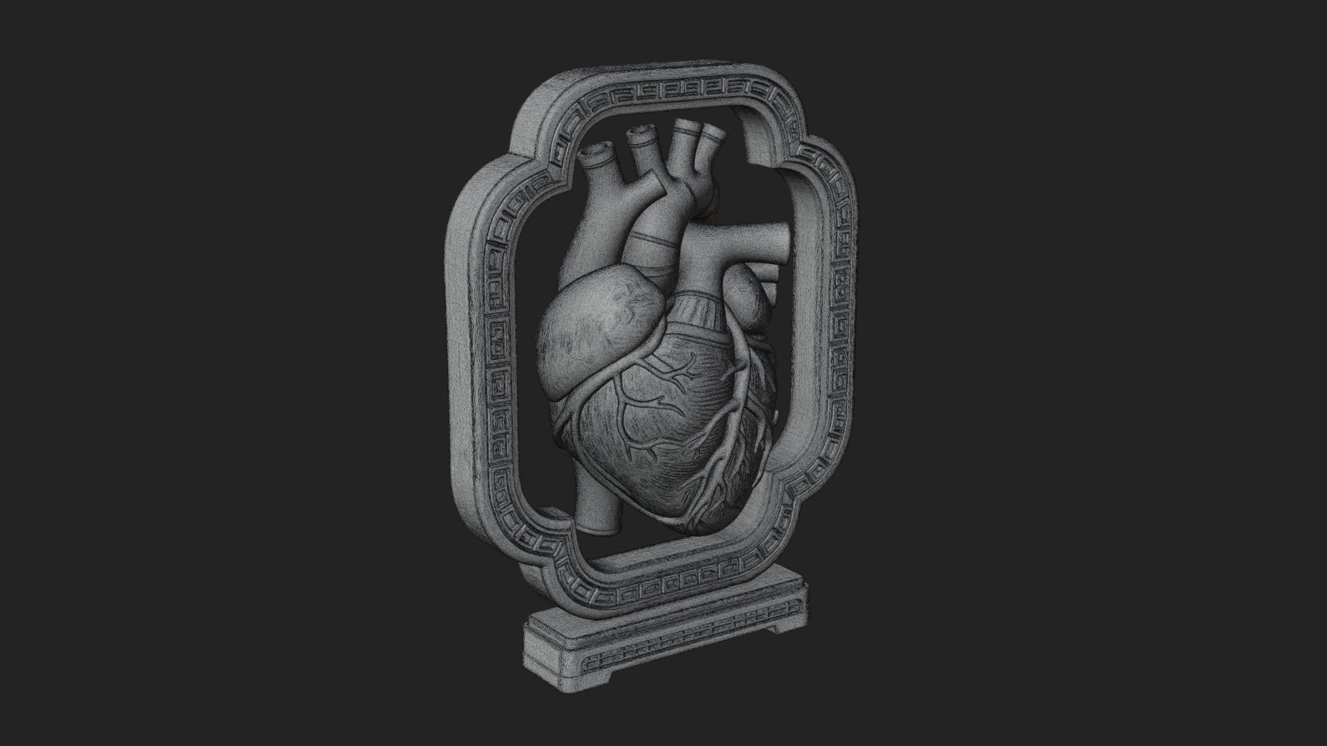 Anatomical Human Heart Model Design 21 3D Print Model 3D Model