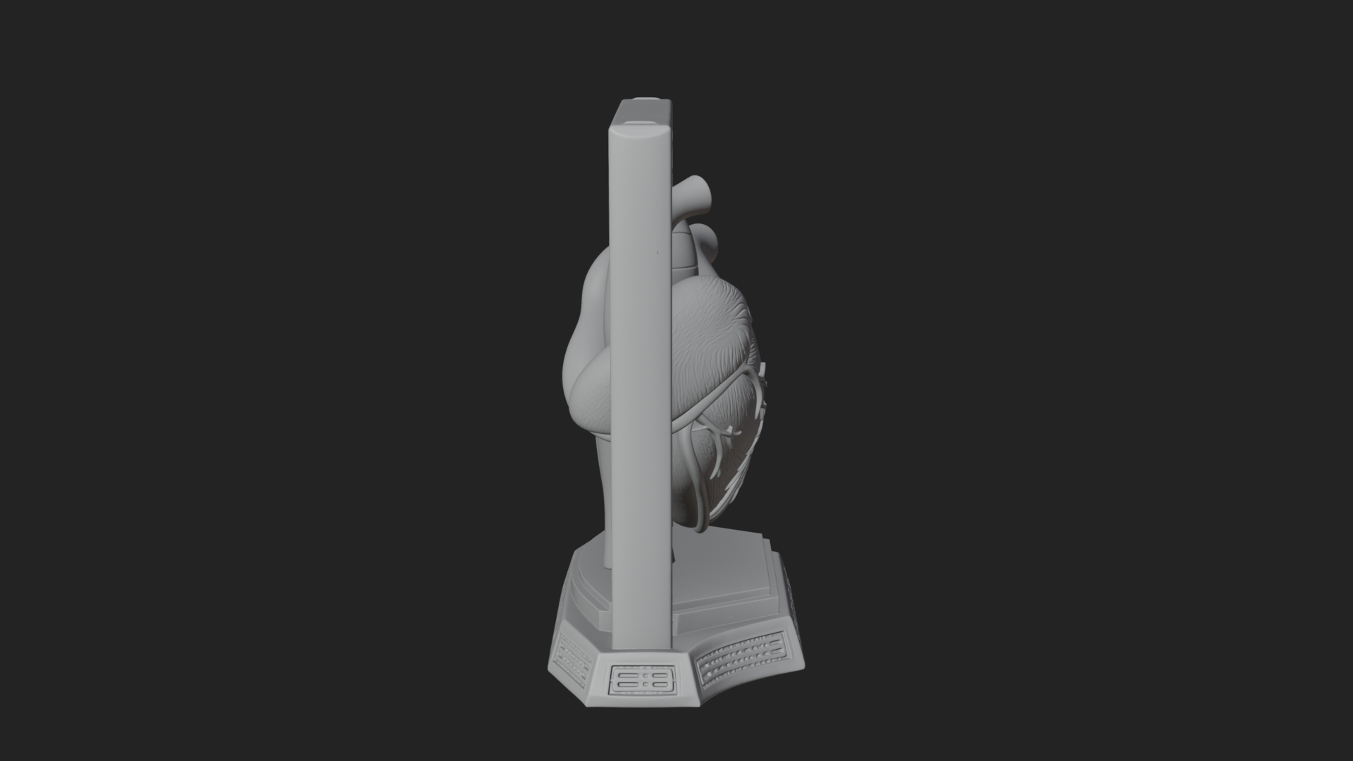 Anatomical Human Heart Model Design 22 3D Print Model 3D Model