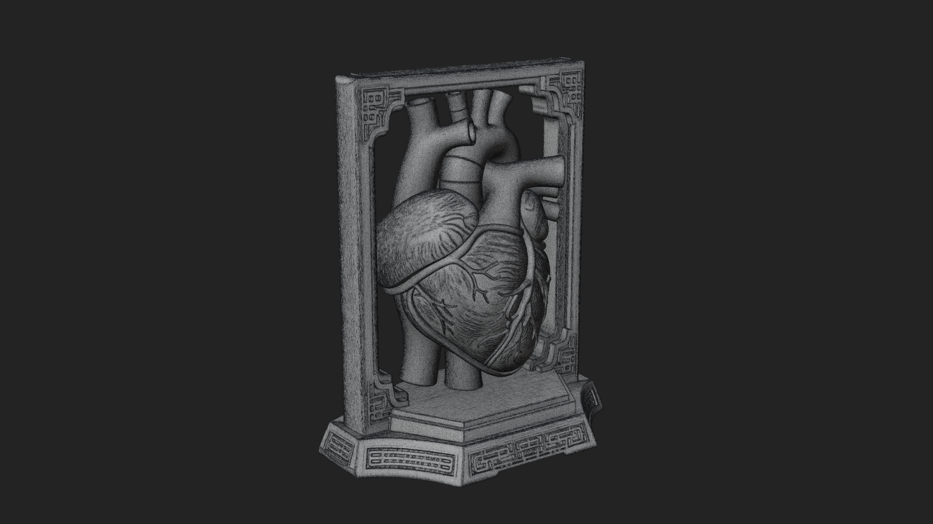 Anatomical Human Heart Model Design 22 3D Print Model 3D Model